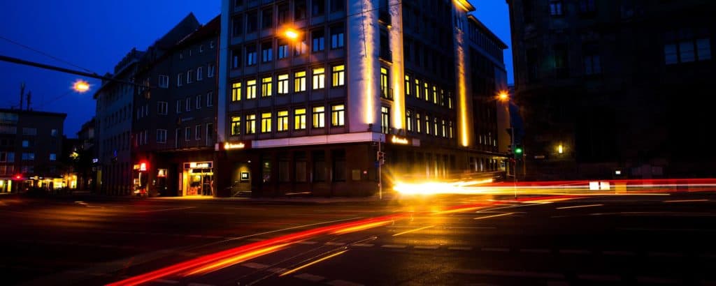 Mitten in der Augsburger Innenstadt: Das VMM Quartier in der Grottenau.